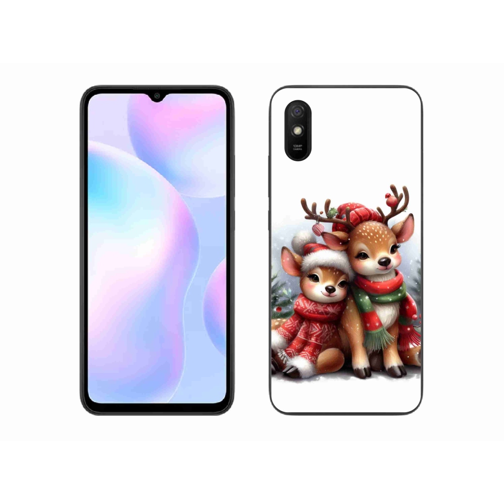 Gélový kryt mmCase na Xiaomi Redmi 9A - vianočné soby