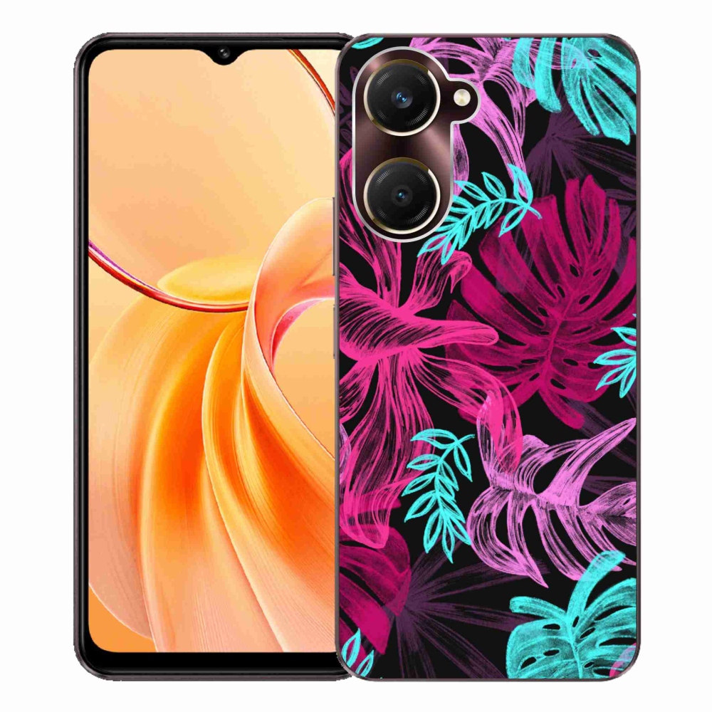 Gélový kryt mmCase na Vivo Y28s 5G - kvety 1