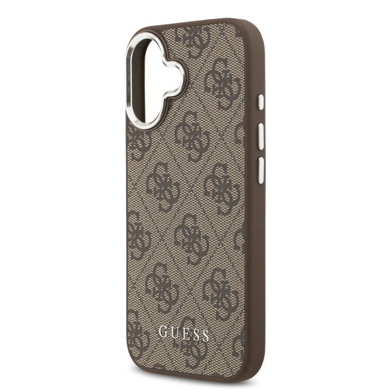 Zadný kryt Guess 4G MagSafe pre iPhone 17 Brown