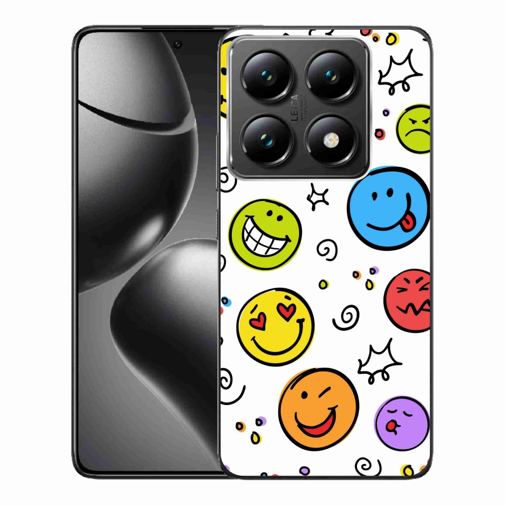 Gélový kryt mmCase na Xiaomi 14T Pro - smajlíci
