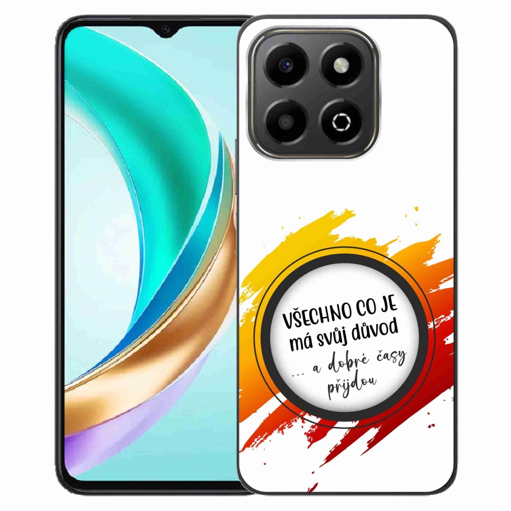 Gélový kryt mmCase na Honor X6b - citát 3 biele pozadie