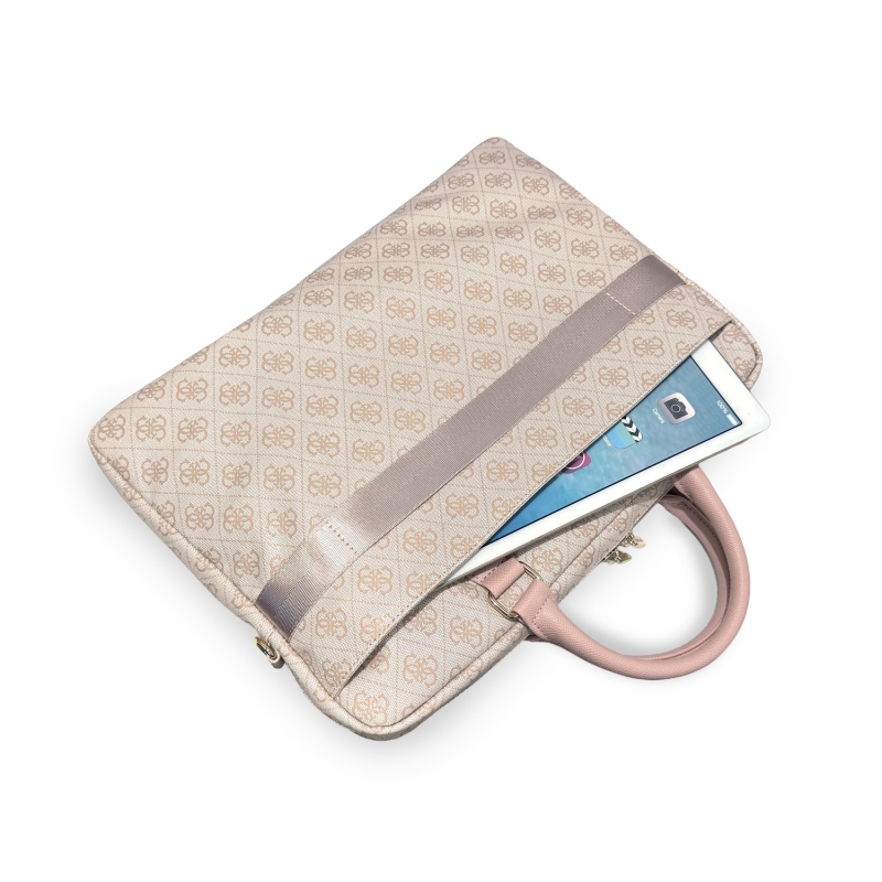 Guess PU 4G Stripe Metal Logo Taška na notebook 16