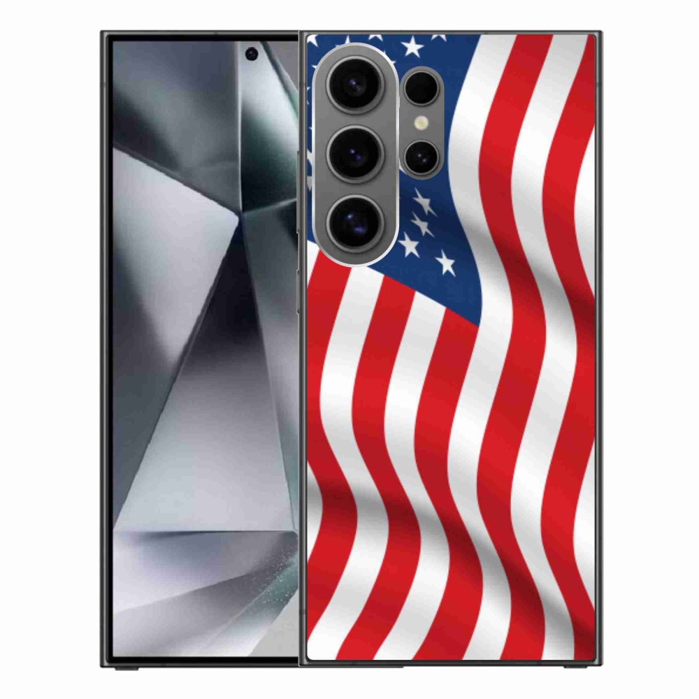 Gélový kryt mmCase na Samsung Galaxy S24 Ultra - USA vlajka