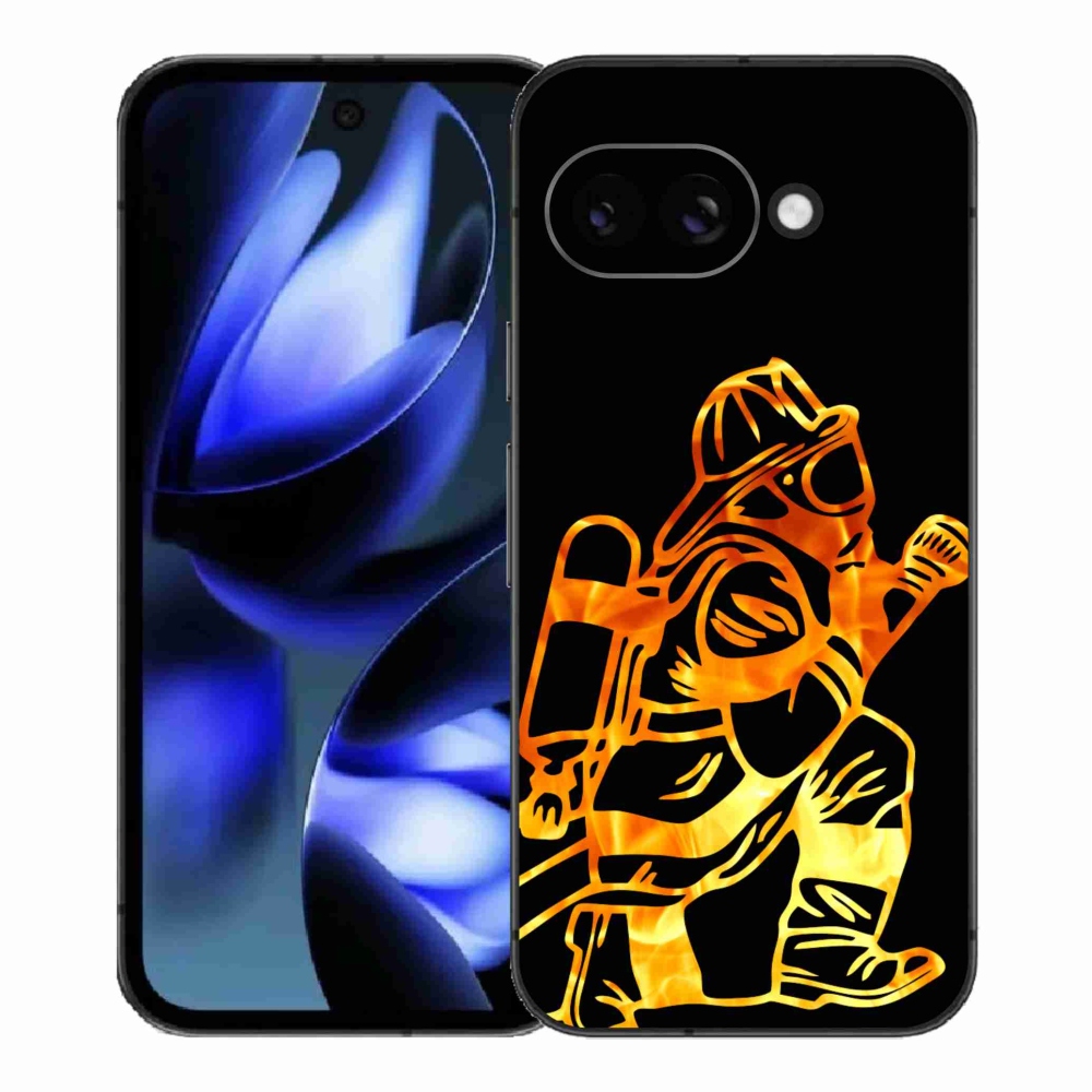 Gélový kryt mmCase na Google Pixel 9a - hasič 1