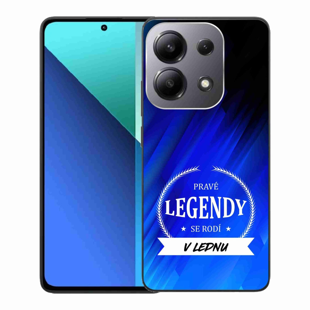 Gélový kryt mmCase na Xiaomi Redmi Note 13 - legendy v januári modré pozadie