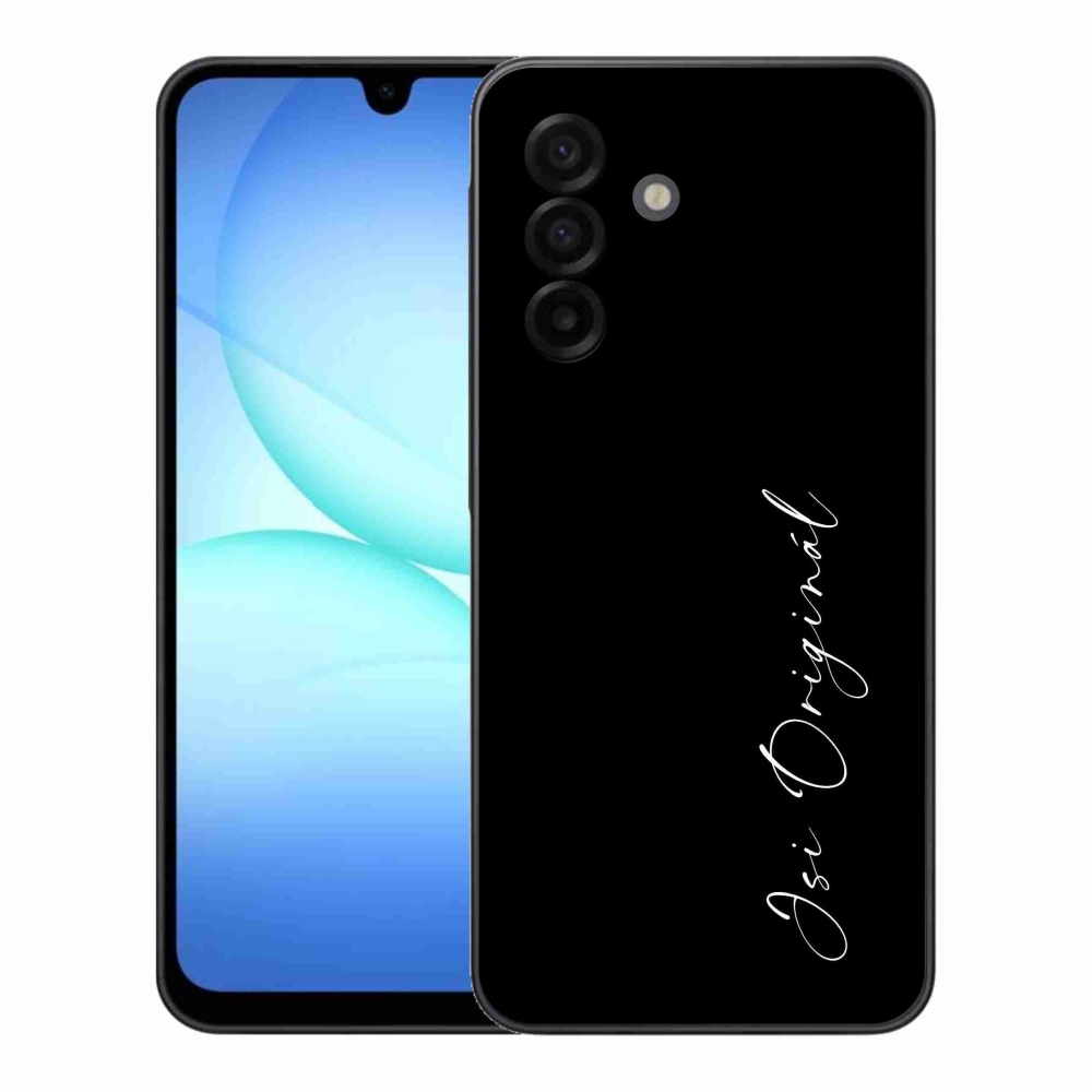 Gélový kryt mmCase na Samsung Galaxy A17 4G/5G - si originál čierne pozadie