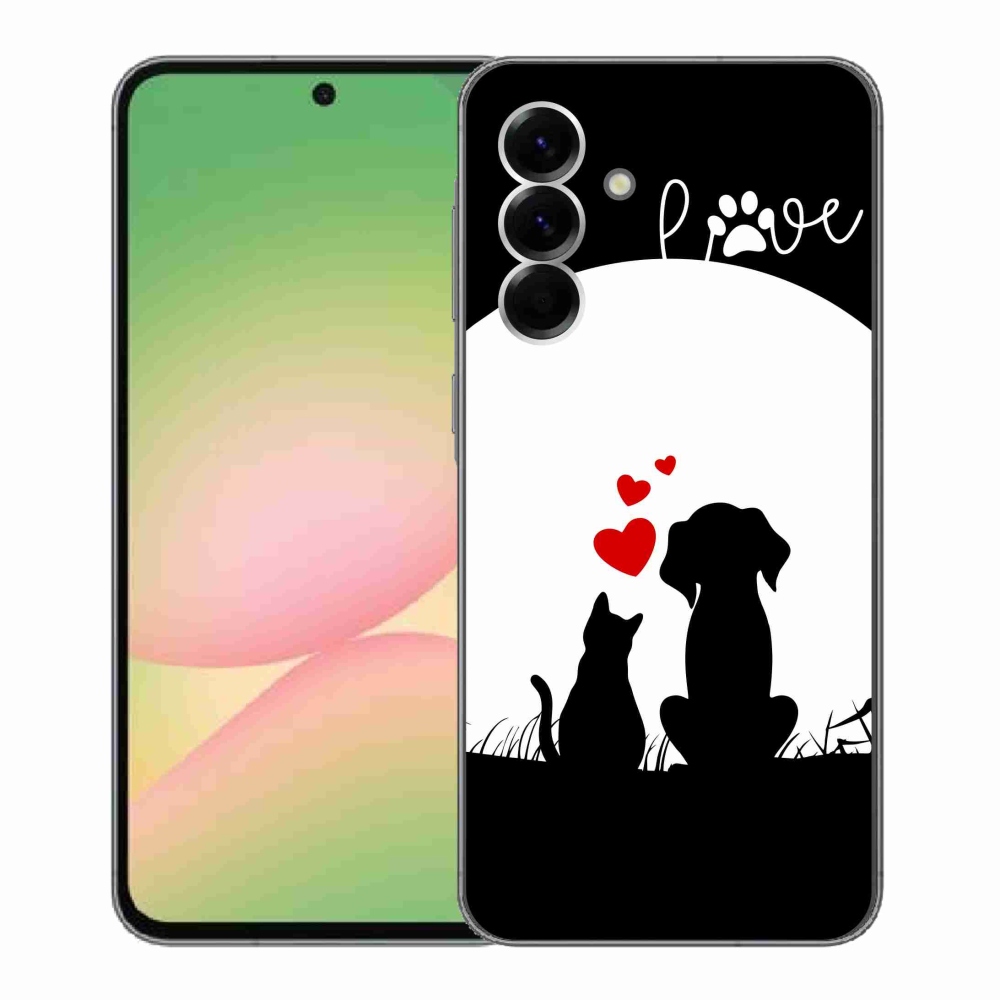 Gélový kryt mmCase na Samsung Galaxy A56 5G - zvieracia láska