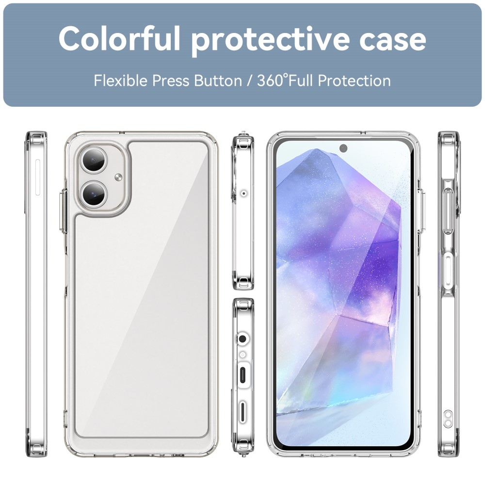Gélový obal s pevným chrbtom na Samsung Galaxy A06 4G - priehľadný