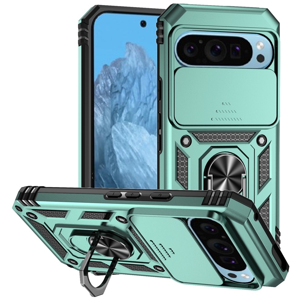 Slide odolný kryt na Pixel 10 Pro/Pixel 10/9 Pro/9 - zelený
