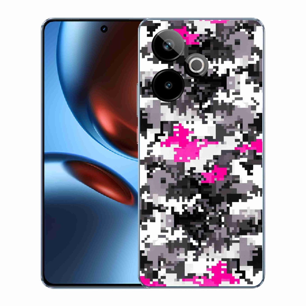Gélový kryt mmCase na Realme GT 7 5G/GT 7T 5G - maskáčový vzor 4