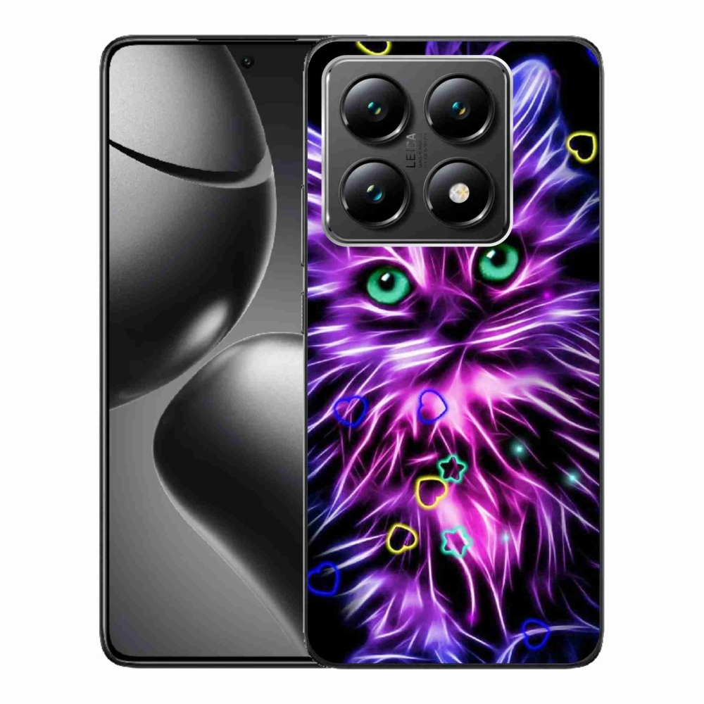 Gélový kryt mmCase na Xiaomi 14T - abstraktná mačka