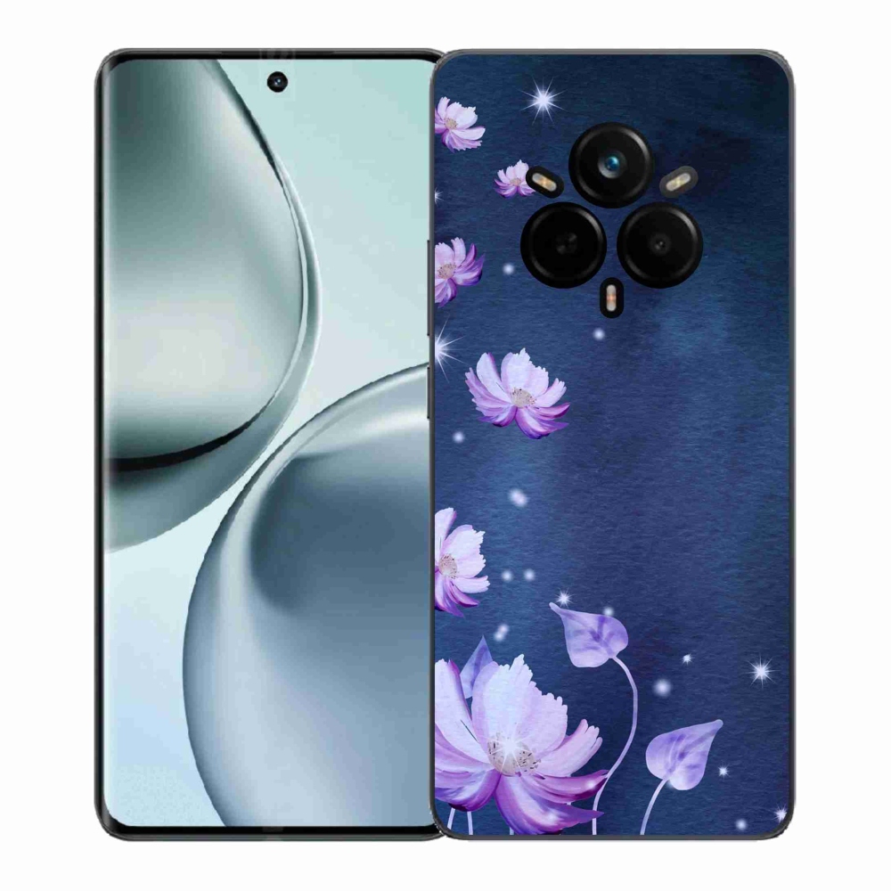 Gélový kryt mmCase na Realme 14 Pro+ 5G - padajúce kvety