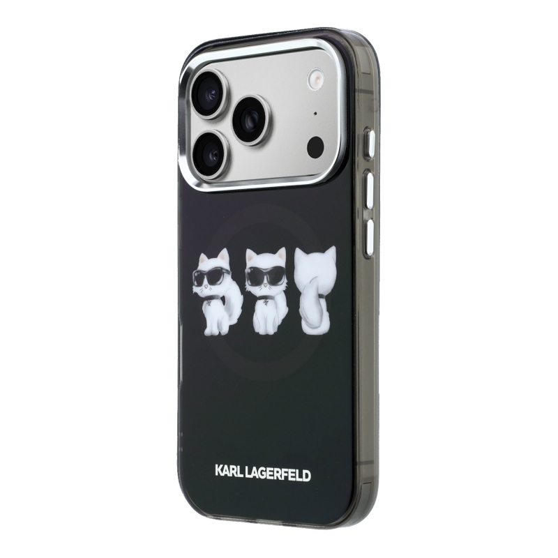 Karl Lagerfeld IML Choupette Trio Watercolor MagSafe zadný kryt pre iPhone 17 Pro