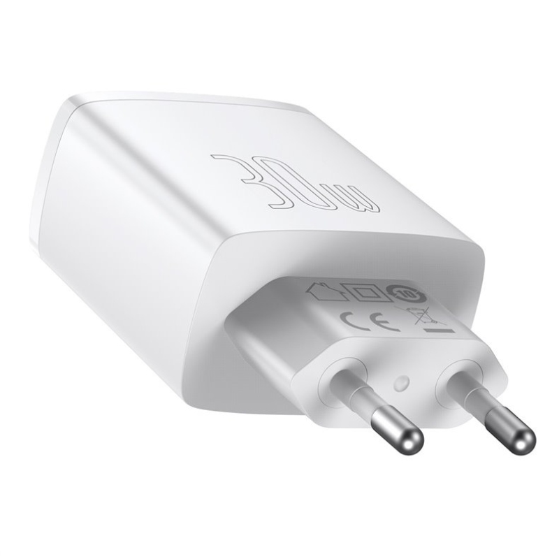 Baseus CCXJ-E02 Compact Quick Nabíjačka USB-C 30W White