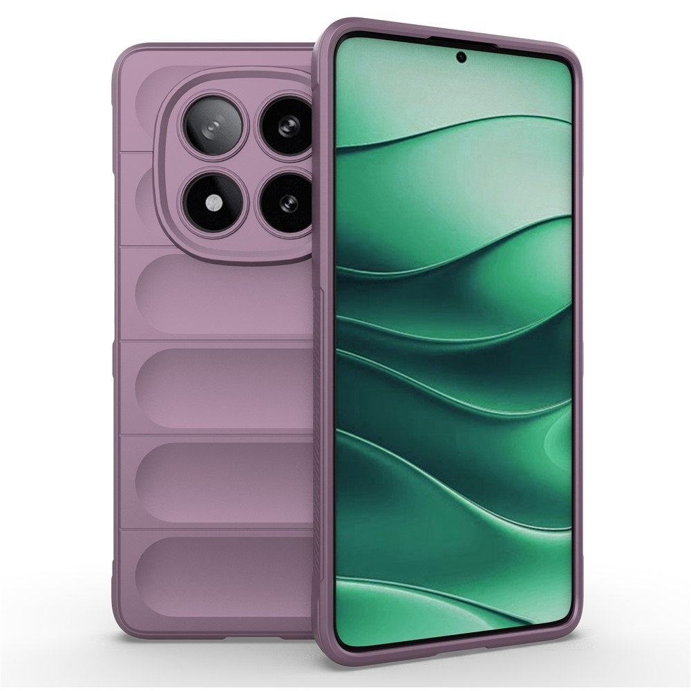 Rugg odolný gélový obal na Xiaomi Redmi Note 14 Pro 5G/Poco X7 5G - svetlofialový