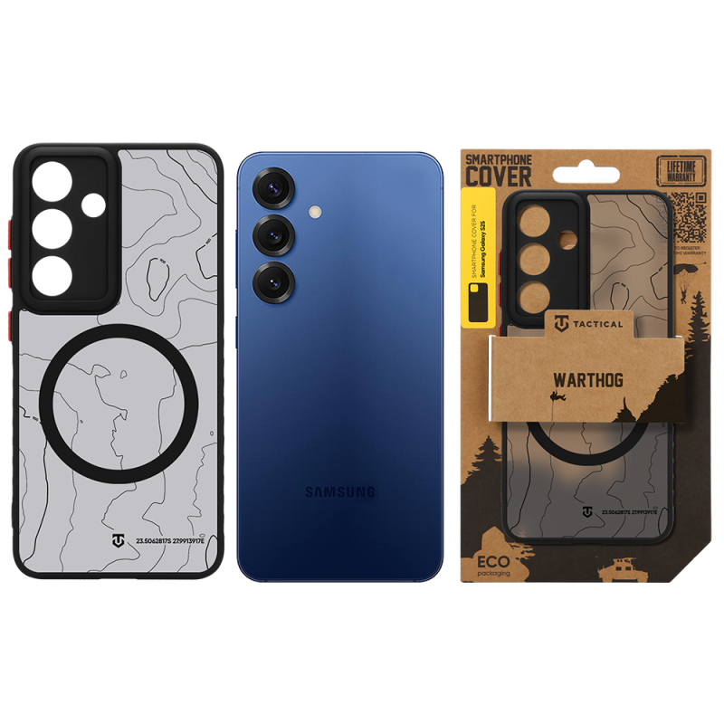 Tactical MagForce Warthog puzdro pre Samsung Galaxy S25 Asphalt
