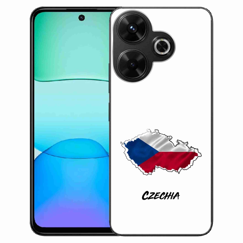 Gélový kryt mmCase na Xiaomi Redmi 13 4G/Poco M6 4G - Czechia biele pozadie