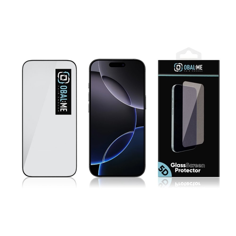 BALENIE:ME 5D tvrdené sklo pre Apple iPhone 17/17 Pro Black
