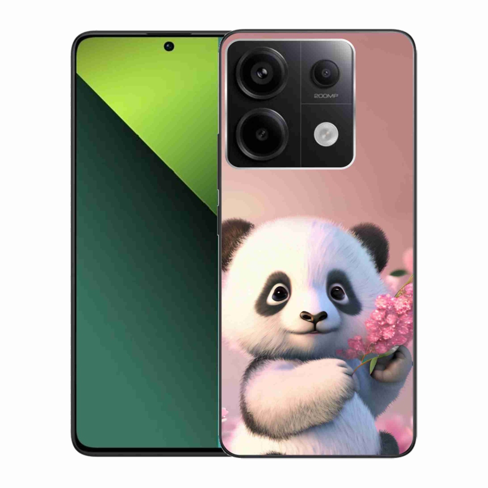 Gélový kryt mmCase na Xiaomi Redmi Note 13 Pro 5G/Poco X6 5G - roztomilá panda