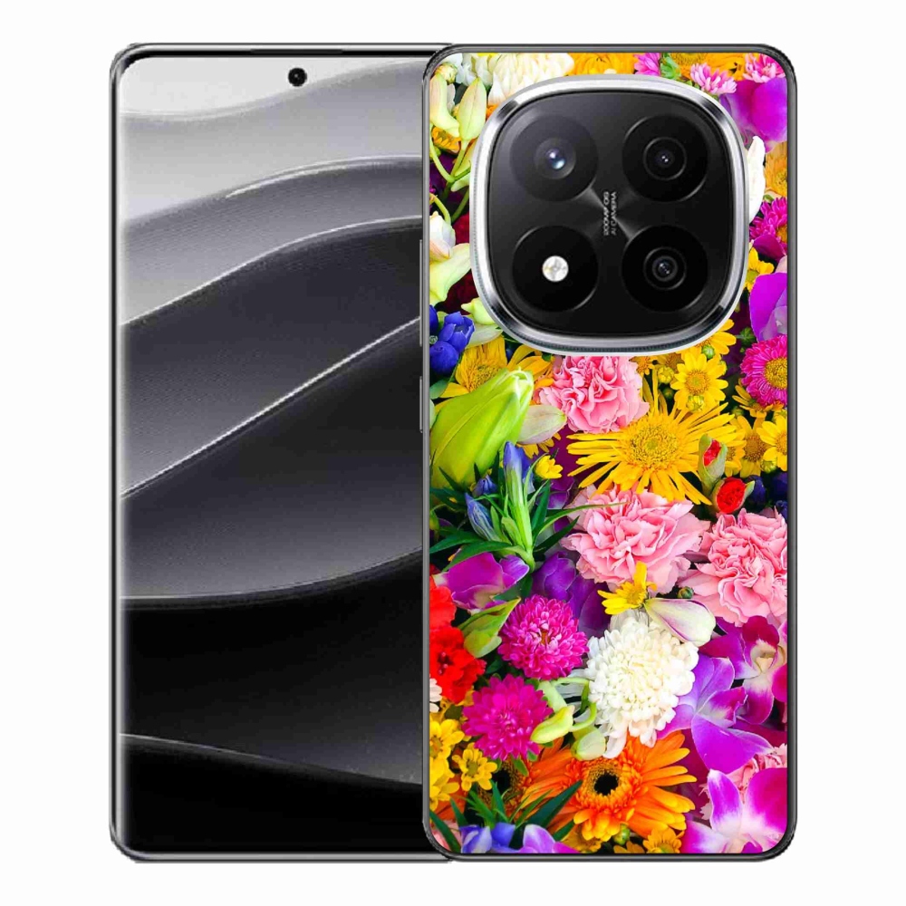 Gélový kryt mmCase na Xiaomi Redmi Note 14 Pro+ 5G - kvety 12