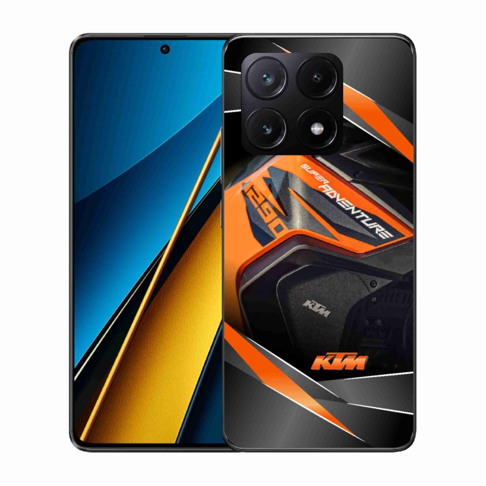 Gélový kryt mmCase na Xiaomi Poco X6 Pro 5G - motorka ktm