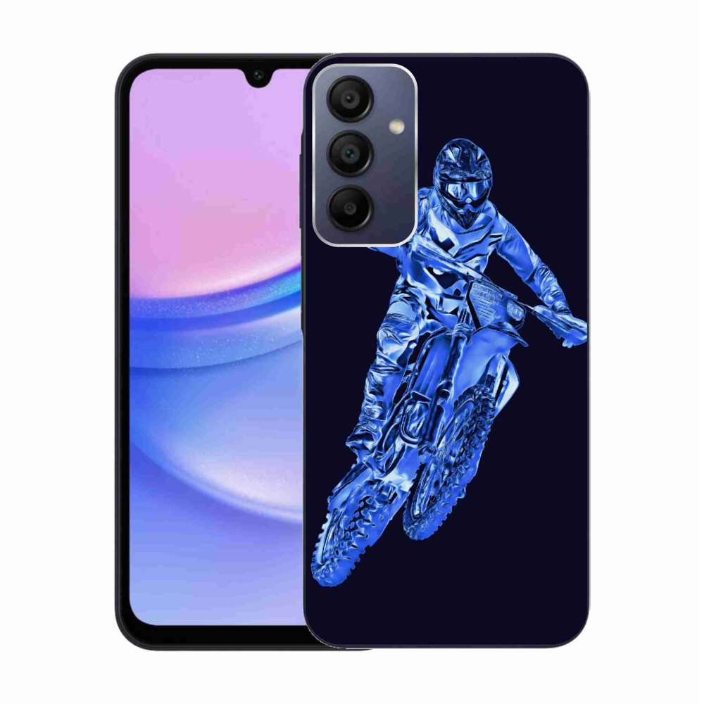 Gélový kryt mmCase na Samsung Galaxy A15 4G/5G - motocross 1