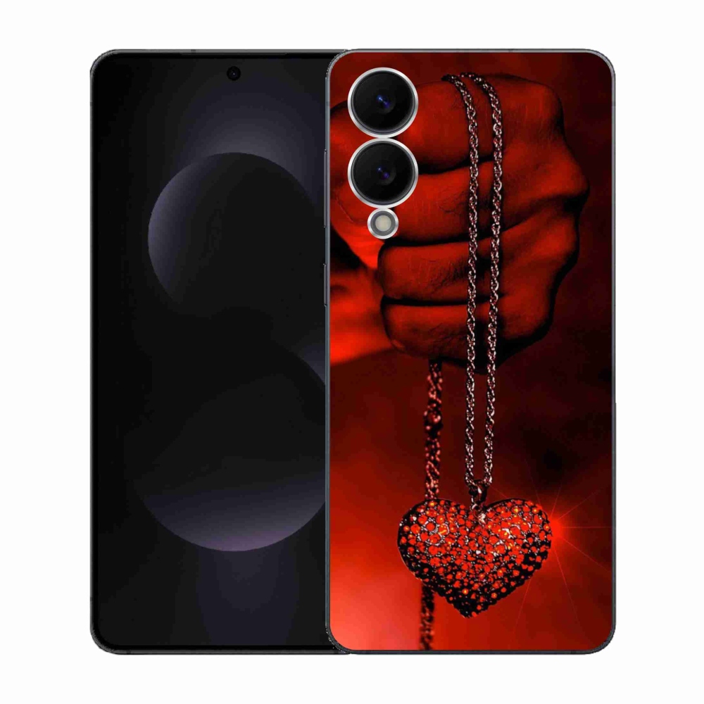 Gélový kryt mmCase na Samsung Galaxy S25 Edge - náhrdelník