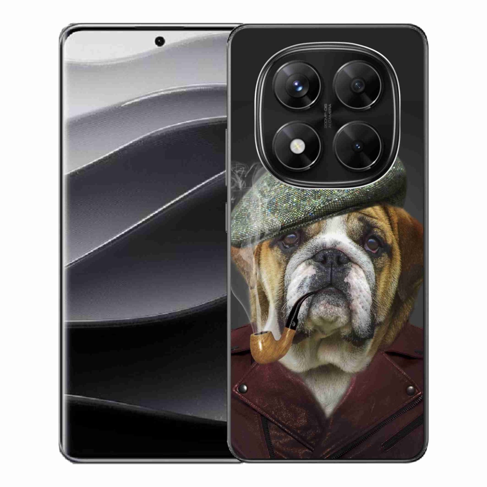 Gélový kryt mmCase na Xiaomi Redmi Note 14 Pro 5G/Poco X7 5G - pes s fajfkou