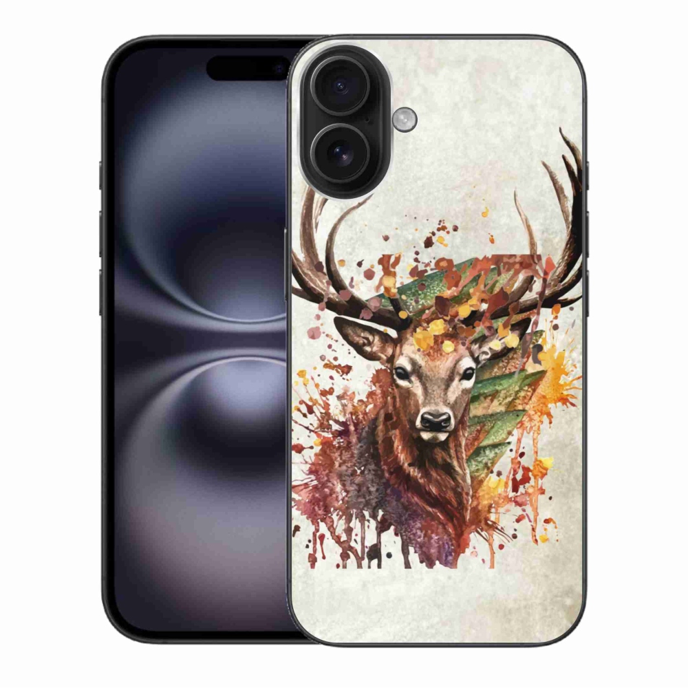 Gélový obal mmCase na iPhone 16 Plus - jeleň 1