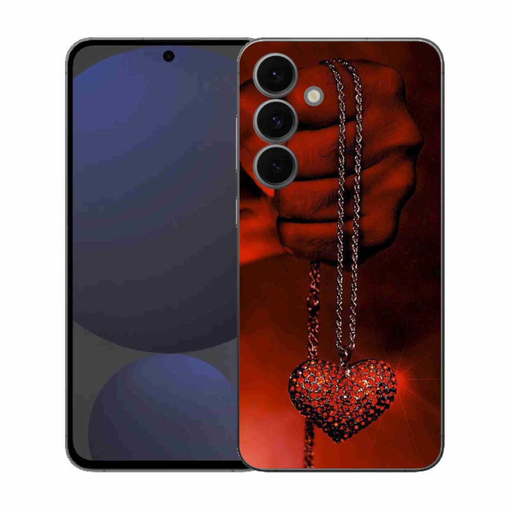 Gélový kryt mmCase na Samsung Galaxy S25 FE - náhrdelník