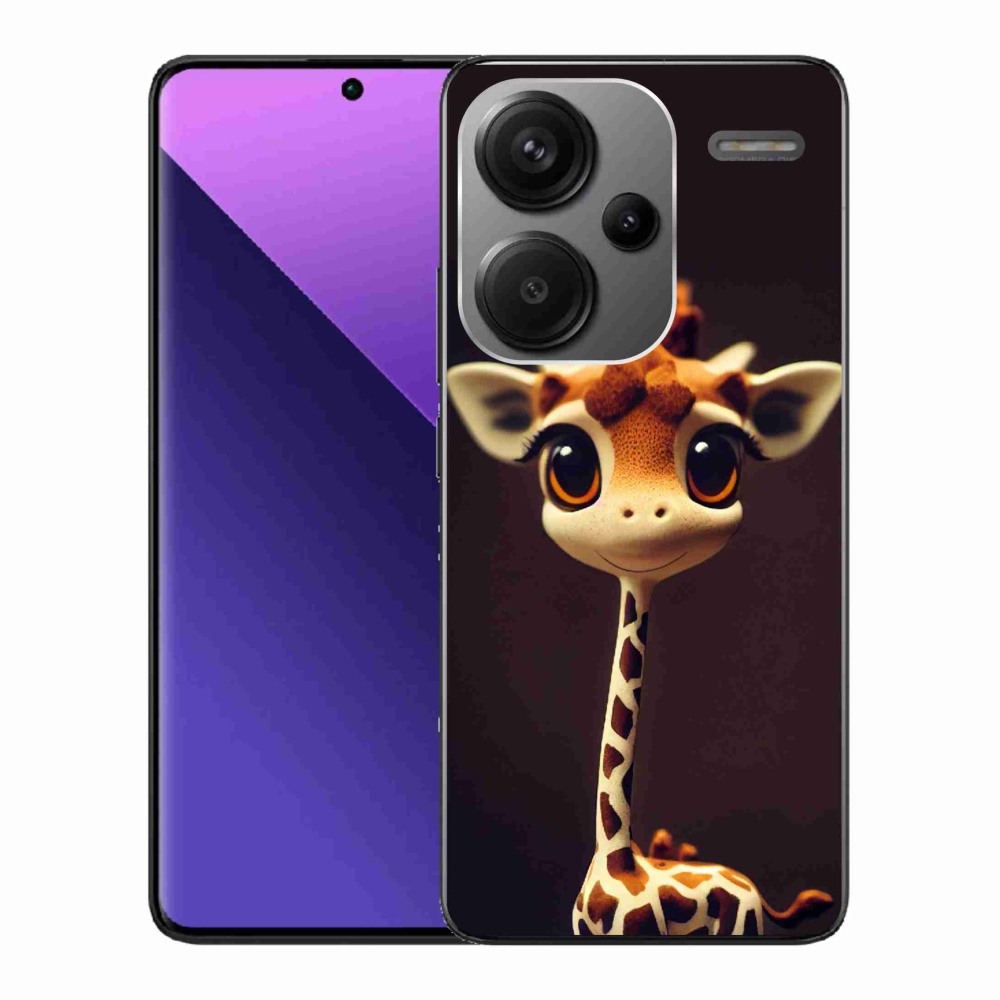 Gélový kryt mmCase na Xiaomi Redmi Note 13 Pro+ 5G - malá žirafa