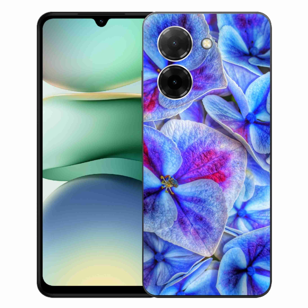Gélový kryt mmCase na Xiaomi Redmi A5 (171.7x77.8x8.3mm) - modré kvety 1
