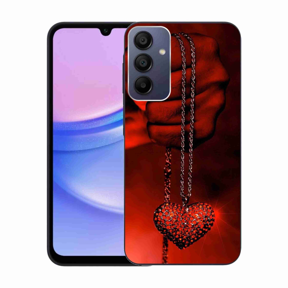 Gélový kryt mmCase na Samsung Galaxy A15 4G/5G - náhrdelník