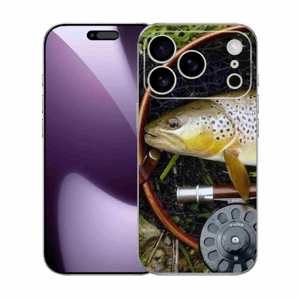 Gélový kryt mmCase na iPhone 17 Pro - pstruh 2