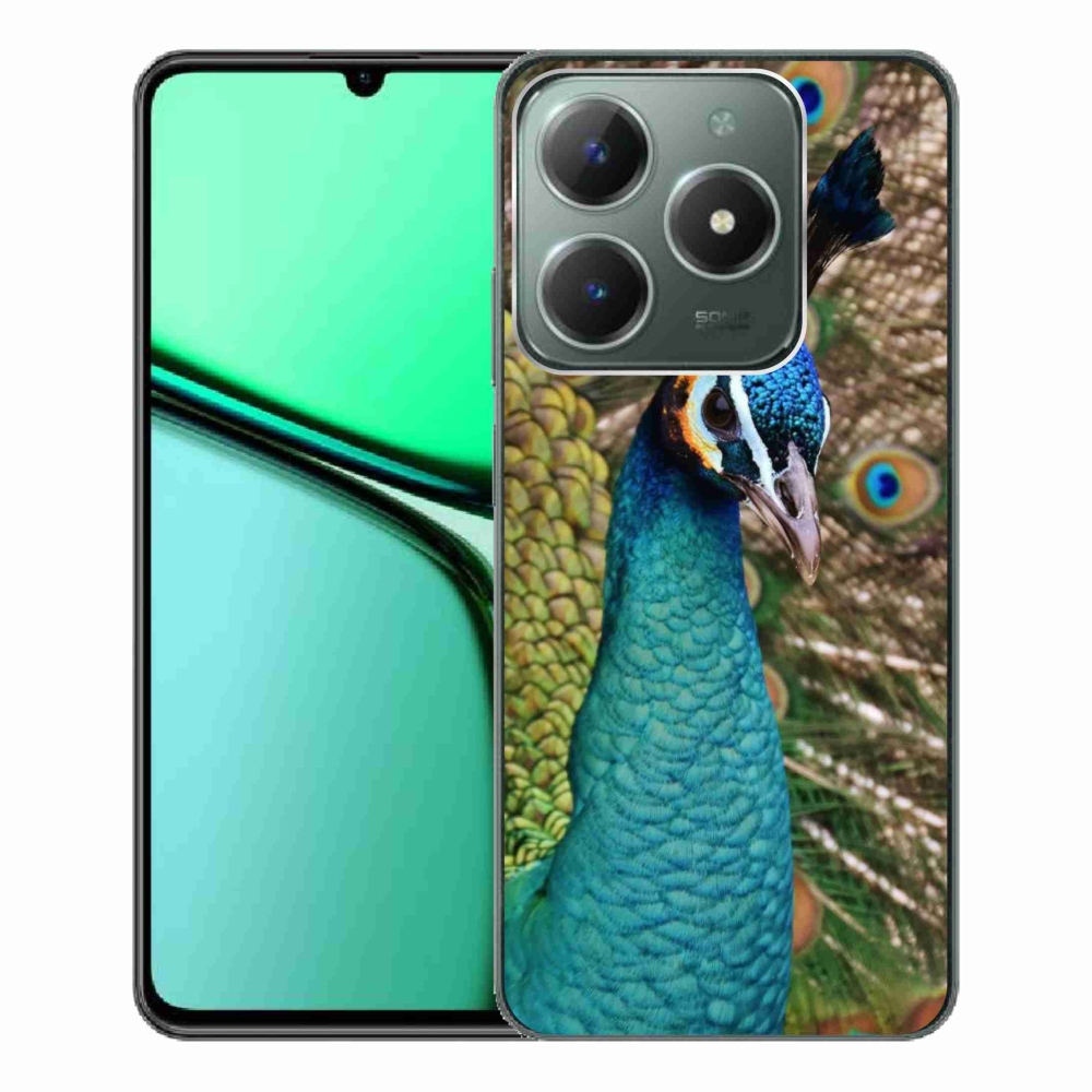 Gélový kryt mmCase na Realme C61 - páv