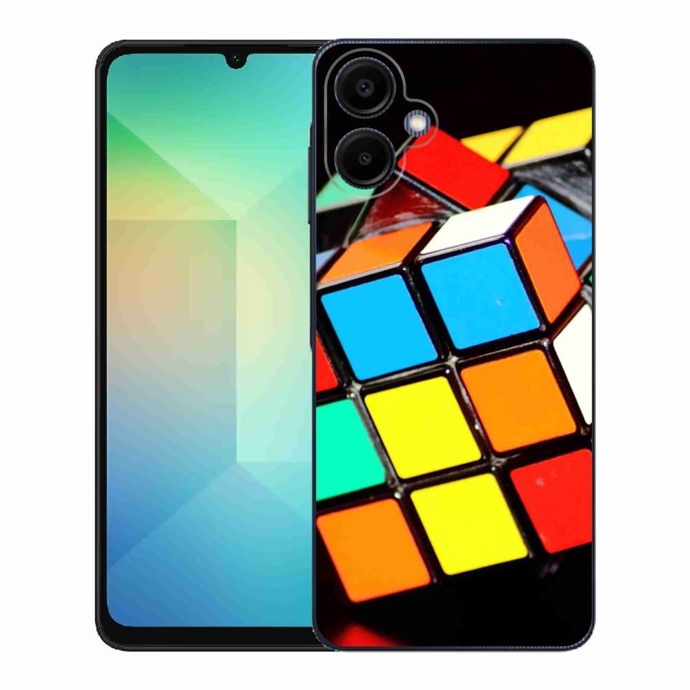 Gélový kryt mmCase na Samsung Galaxy A06 4G - rubikova kocka