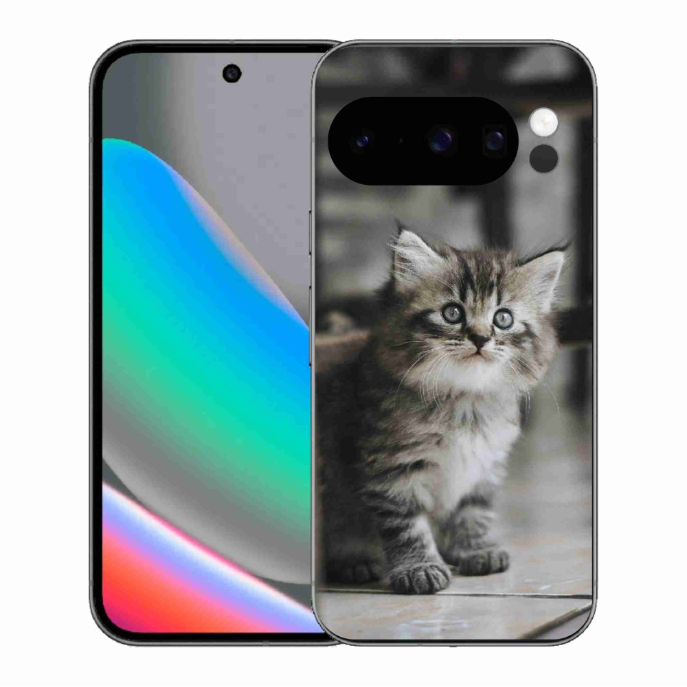 Gélový kryt mmCase na Google Pixel 10 Pro - mačiatko