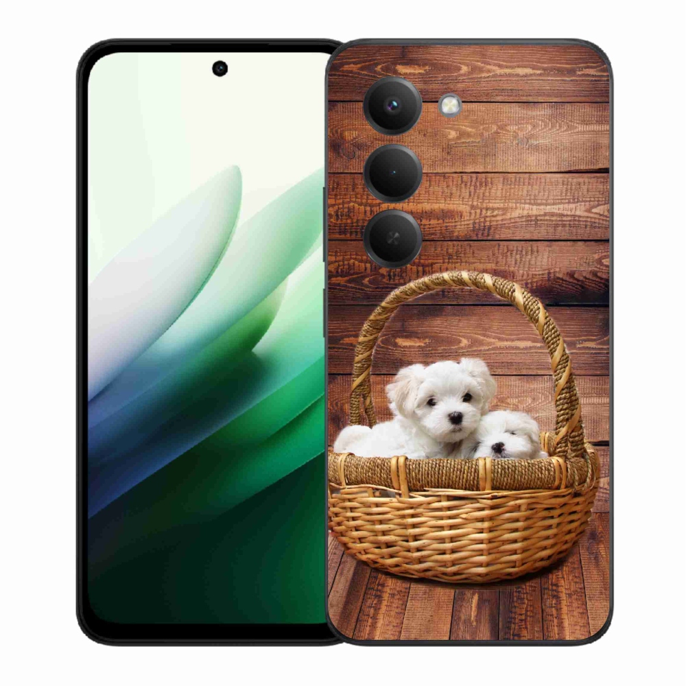 Gélový kryt mmCase na Xiaomi Redmi 15 5G (169mm) - šteniatka