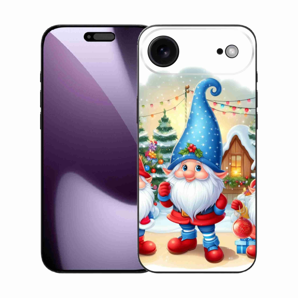 Gélový kryt mmCase na iPhone 17 Air - vianočné škriatkovia
