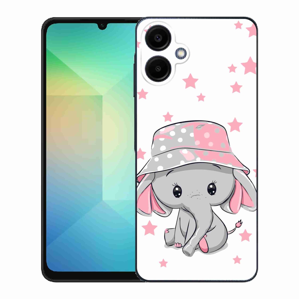 Gélový kryt mmCase na Samsung Galaxy A06 4G - ružový slon