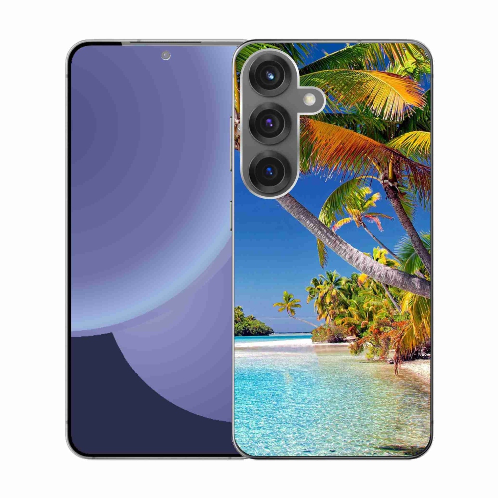 Gélový kryt mmCase na Samsung Galaxy S25 - morská pláž