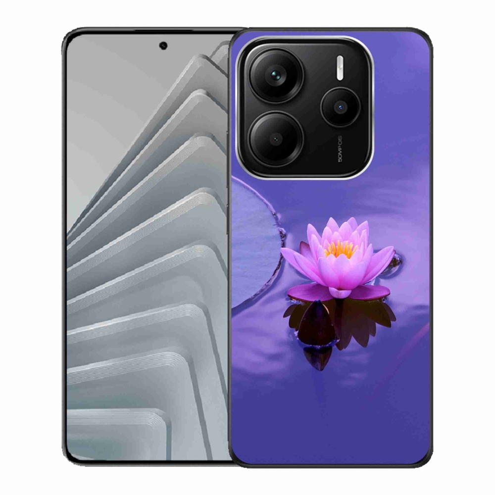 Gélový kryt mmCase na Xiaomi Redmi Note 14 5G - kvet na hladine