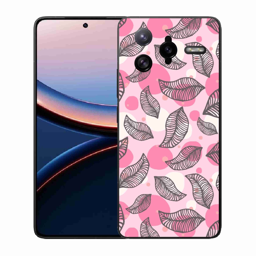 Gélový kryt mmCase na Xiaomi Poco F7 Ultra - kreslené padajúce listy