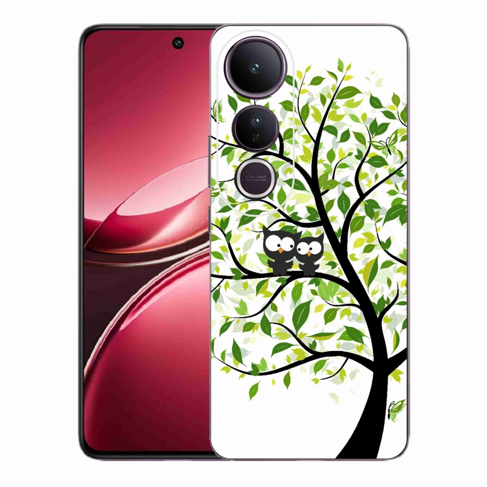 Gélový kryt mmCase na Vivo V50 Lite 4G/5G - sovičky na strome