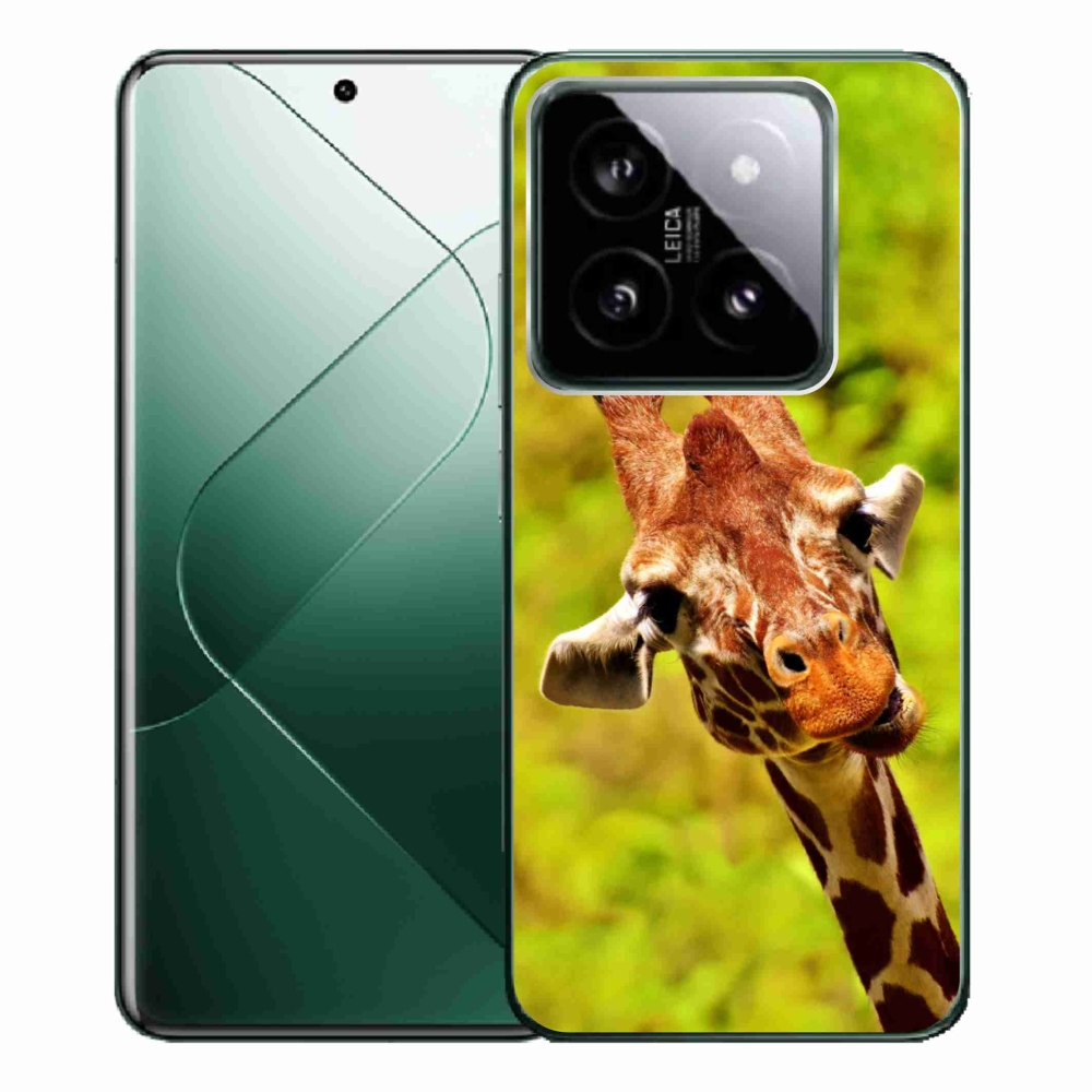 Gélový kryt mmCase na Xiaomi 14 Pro - žirafa