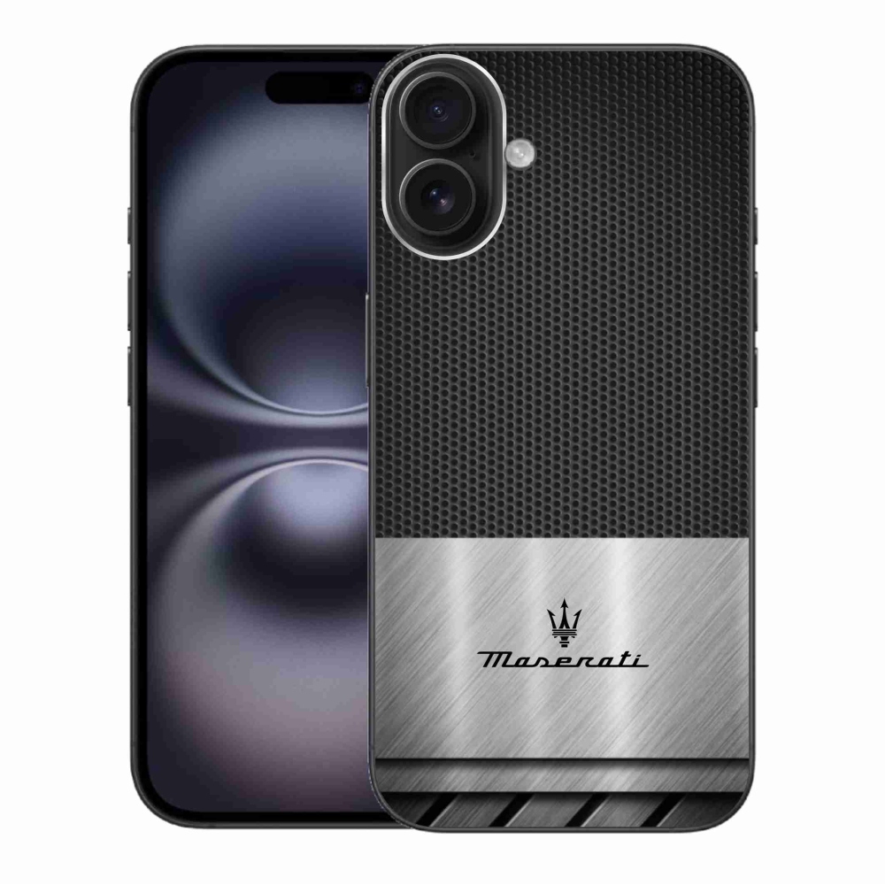 Gélový kryt mmCase na iPhone 16 Plus - maserati 1