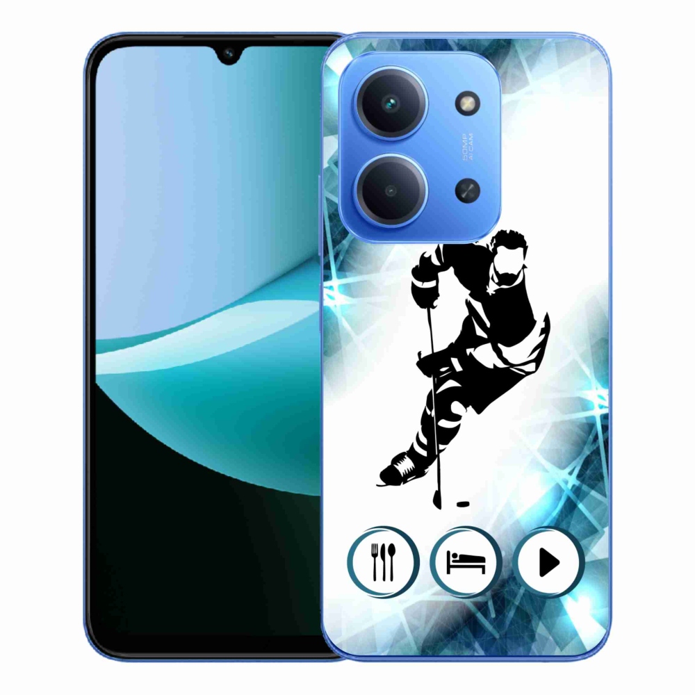 Gélový kryt mmCase na Xiaomi Redmi 15C 4G/5G (173mm) - hokej 1