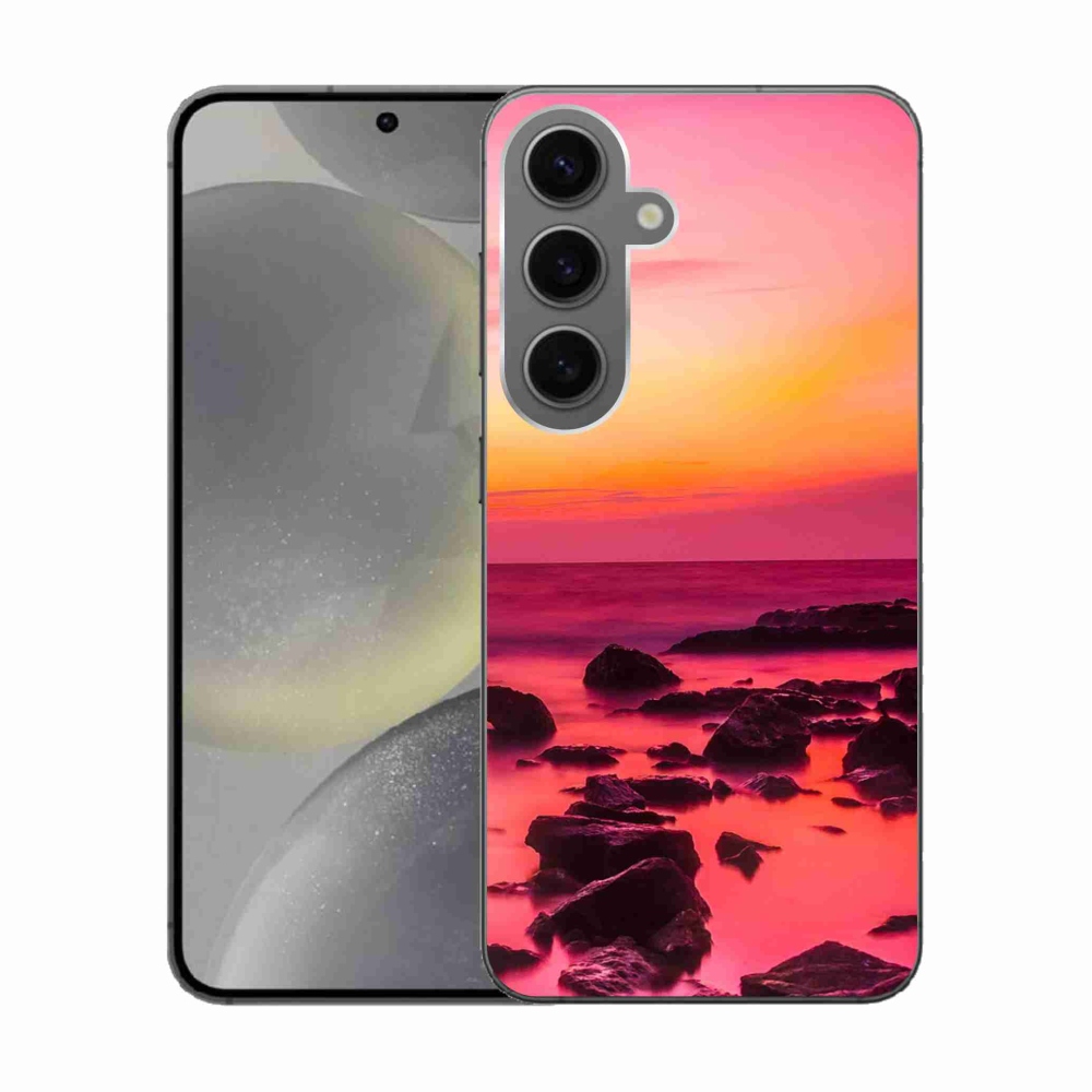 Gélový kryt mmCase na Samsung Galaxy S24 - more a žiara