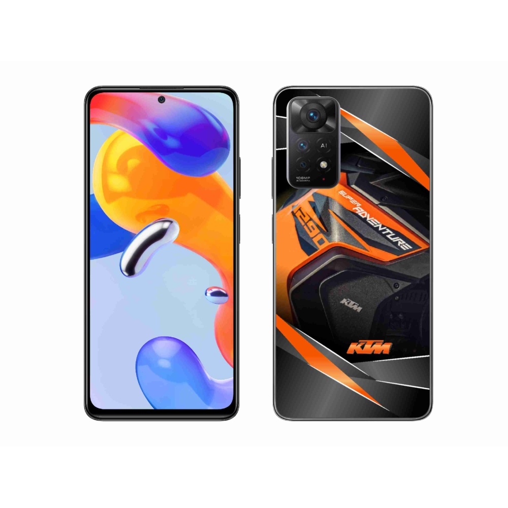 Gélový kryt mmCase na Xiaomi Redmi Note 11 Pro 4G/5G - motorka ktm