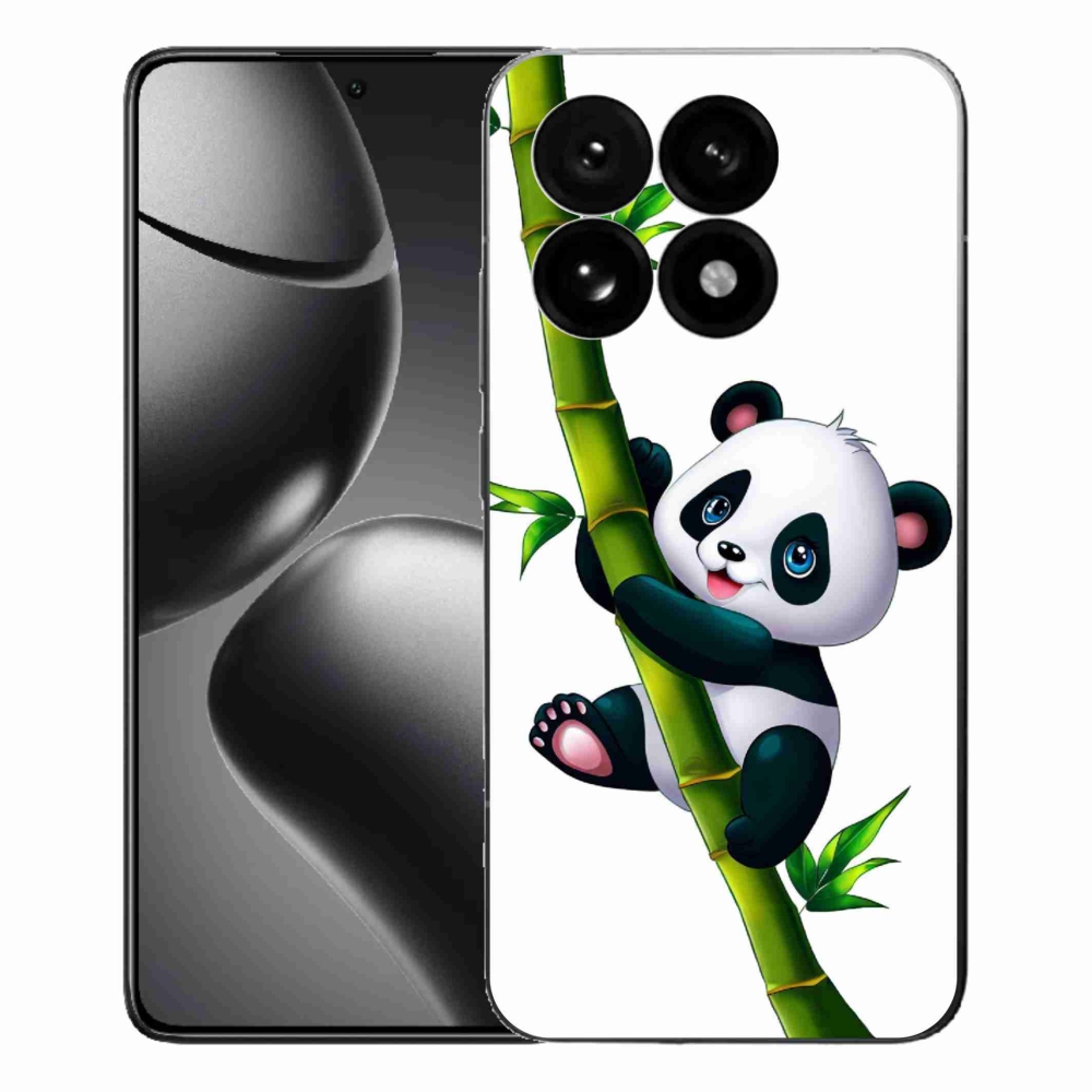 Gélový kryt mmCase na Xiaomi 15T - panda na bambuse